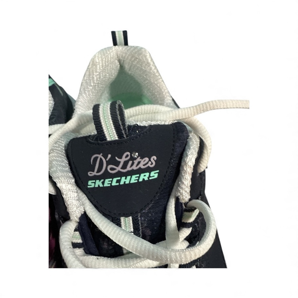 Woman's Sneakers & Athletic Shoes SKECHERS D'Lites - Biggest Fan 8.5 BLACK/BLUE - Picture 7 of 10